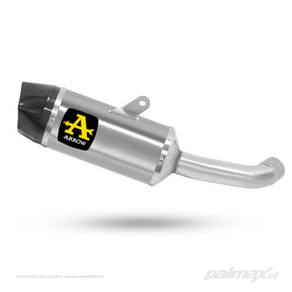 Silenciador Indy Race de aluminio para KTM Duke 125-390 | Arrow